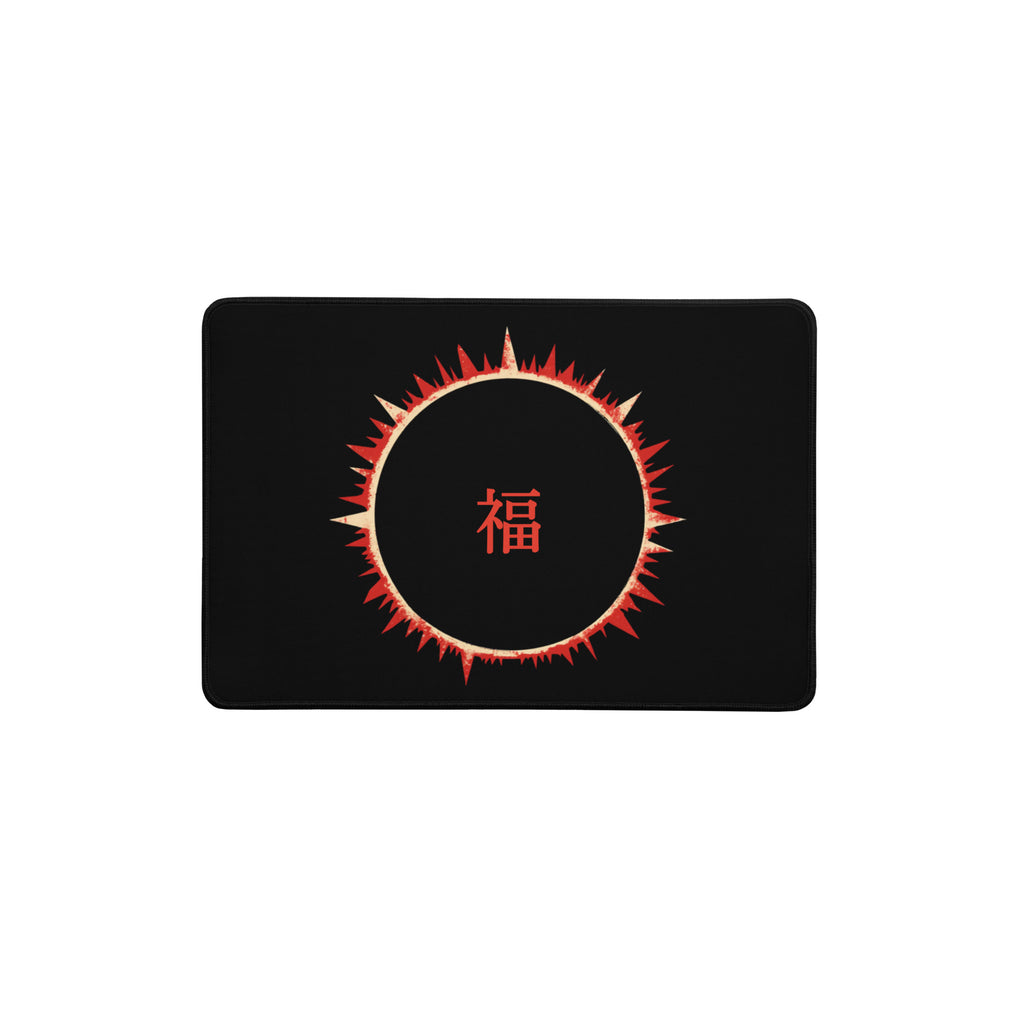 SOFUA Desk Mat — eclipse design, 12×18 in, alternate view