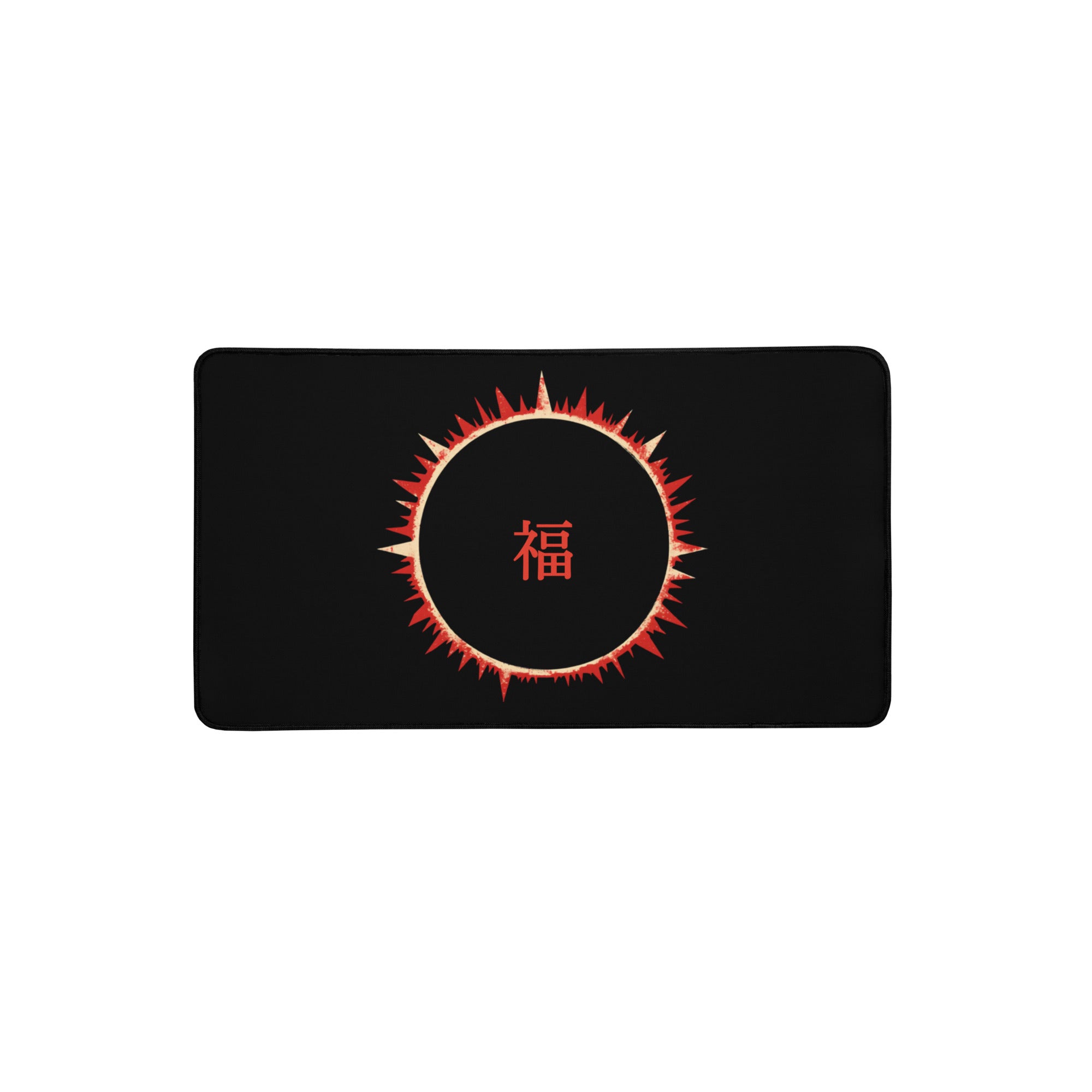 SOFUA Desk Mat — eclipse design, 12×22 in, alternate view